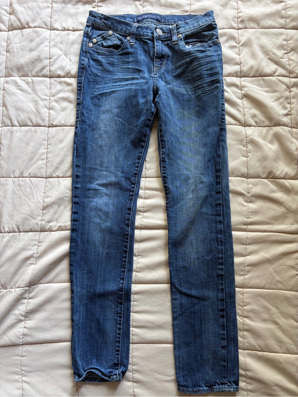 Rock & Republic Medium Blue Skinny Jeans
